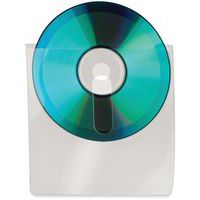 Pochette adhesive CD/DVD avec encoche - Djois Made By Tarifold