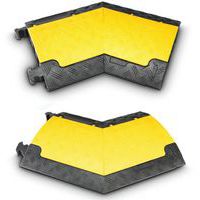 Angle 45° a gauche pour protege cable BOA 35-3 - Cable Equipements