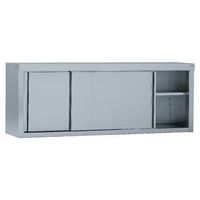 Meuble étagère mural inox largeur 140 cm