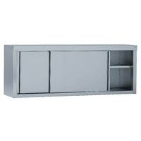 Meuble étagère mural inox largeur 160 cm