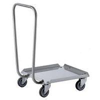 Porte casiers GA inox à dosseret L 600 x l 515 x H 850 mm