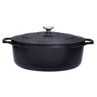 Cocotte en fonte ovale 33 cm Noire Sublime Chasseur