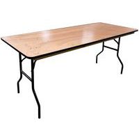 Table pliante bois - 183 x 76 cm - Furnitrade