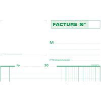 Manifold factures avec tva 21x14,8cm 50 feuillets tripli