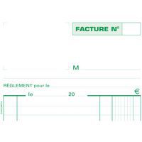 Manifold factures 21x13,5cm 50 feuillets dupli autocopiants