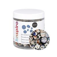 Bocal 300g de perles céramique tailles + couleurs assorties - Innspiro thumbnail image