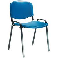 Chaise 4 pieds en polypropylène  - Structure noire - Sokoa
