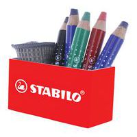 1 Kit : Pot aimanté + 5 crayons marqueurs STABILO MARKdry + 1 chiffonnette thumbnail image 3