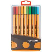 Etui rigide de 20 stylos-feutres point 88 couleurs assorties - Stabilo thumbnail image