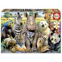 Puzzle photo de classe animaux 300 pièces - Educa thumbnail image