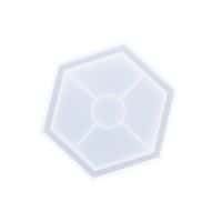 Moule en silicone forme hexagonale 11.5 X 10 cm thumbnail image