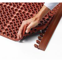 Bordure de sécurité pour caillebotis modulable en tapis - Notrax