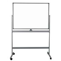 pour Le Bureau MINMIN Tableau Blanc Mobile Tableau Blanc Mobile à 360 ° établissement de Formation Tableau effaçable à Sec à roulement magnétique Double Face avec Bouton de Frein