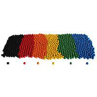Sachet de 1 000 perles en bois colorés Ø 10 mm thumbnail image