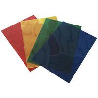 Lot De 100 Couvertures De Reliure Aspect Lin Bleu - Format A4, 250 G/m² - Pour Projets Créatifs Ou Professionnels