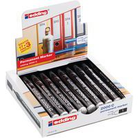 Marqueur permanent noir 2000C - Eco Pack - Edding