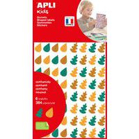 Pochette 384 gommettes motif feuilles 2 cm - Apli Kids thumbnail image