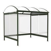 Abri fumeurs Combrailles - Verre - 2.6 x 2.25 m