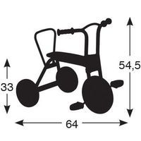 Tricycle selle 33 cm thumbnail image 2
