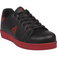 Chaussures de sécurité basses SMASH cuir - S1P HRO SRC noir/bordeaux