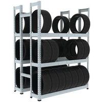 Rayonnage pneu Manutan Rapid 1 - Profondeur 455 mm