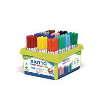 Schoolpack 108 feutres turbo advanced couleurs assorties - Giotto thumbnail image