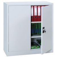 Armoire basse à portes battantes à monter - Largeur 120 cm - Manutan Expert
