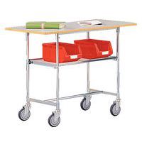 Table mobile - 2 plateaux - Force 100 kg