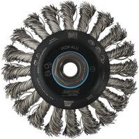 Brosse conique pour meuleuse fil torsadé 0,5 inox - Norton