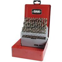 Coffret tole de 32 forets hss rivetage-taraudage 1-10,5 mm