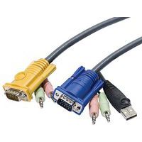 Cable Pour Kvm ATEN 2L-53xxUP VGA-USB PS2 - 1,80M