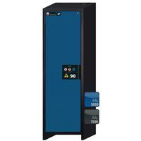 Armoire de sécurité Q-PEGASUS-90 Gris/Bleu RAL 5010 - asecos