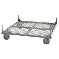 Support big bag mobile - base roulante grillagée - Sameto Technifil