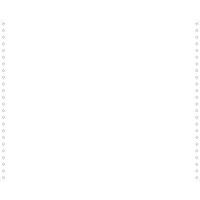 Feuilles listing blanc 380x12 1pli bandes détachables 70g