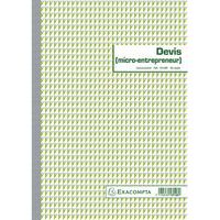 Manifold Devis Micro-entrepreneur 50 feuillets dupli autocopiants