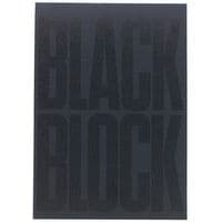 Bloc Black block 29,7x21cm - Papier jaune quadrillé 5x5