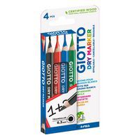 Etui 4 crayons Giotto Dry Marker couleurs assorties thumbnail image 2