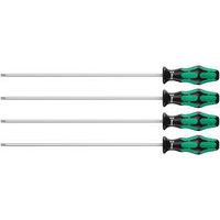 Jeu Tournevis pour vis Torx 4 pièces - 367/4 extra long - Wera