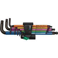 Jeu clés mâles métriques - 950/9 Hex-Plus Multicolour 1SB - Wera