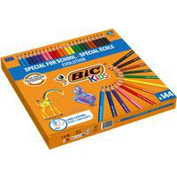 Classpack 144 crayons BIC KIDS Evolution Ecolutions, 12 couleurs, 12 crayons par couleur thumbnail image 2