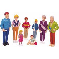 Figurines de la famille européenne - Lot de 8 - Miniland thumbnail image