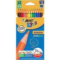 Etui carton 12 crayons couleurs Evolution - Bic thumbnail image