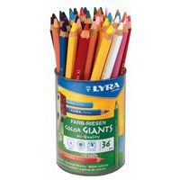 Pot 36 crayons de couleurs color giants - Lyra thumbnail image