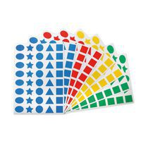 Pochette 1280 gommettes géométriques couleurs assorties - Apli Kids thumbnail image