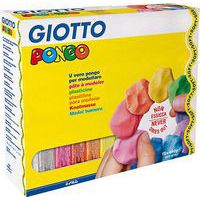 Lot 12 pains 450 g pâte à modeler teintes assorties pongo - Giotto thumbnail image