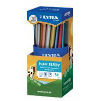 Pot de 36 crayons de couleur métallisés gros module - Lyra thumbnail image