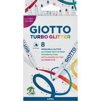 Etui 8 feutres à paillettes glitter - Giotto thumbnail image