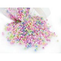 Bocal 500 grammes perles de rocaille couleurs nacrées thumbnail image 2