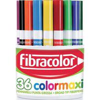 Pot 36 feutres à colorier Color Maxi pointe 3 mm thumbnail image