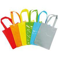 Lot 6 sacs shopping coton en couleurs assorties 30 x 23 cm thumbnail image
